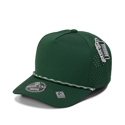Plain Curve 5Panel Laser Hole Rope Hat Water Repellent 5036
