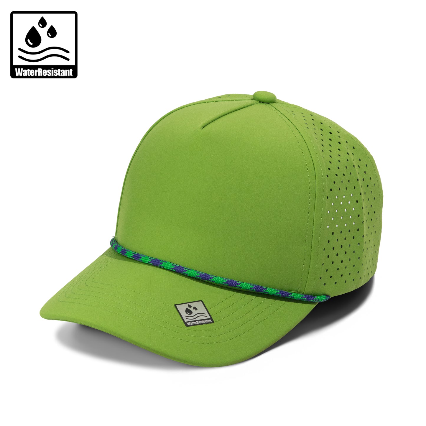 Plain Curve 5Panel Laser Hole Rope Hat Water Repellent 5036