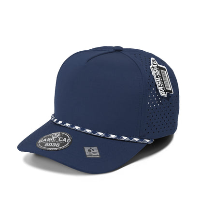 Plain Curve 5Panel Laser Hole Rope Hat Water Repellent 5036