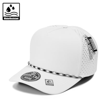 Plain Curve 5Panel Laser Hole Rope Hat Water Repellent 5036