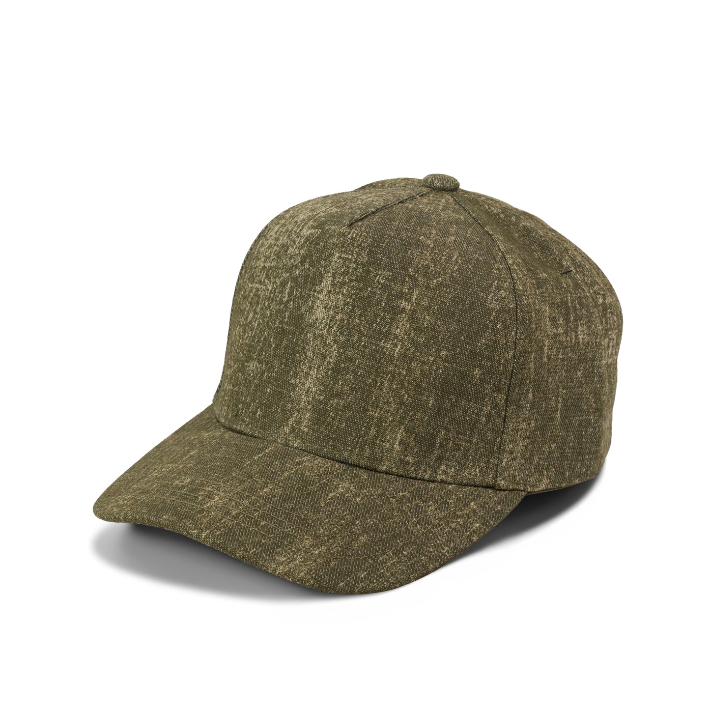 Plain 5Panel Faded Fabric Hat 5038