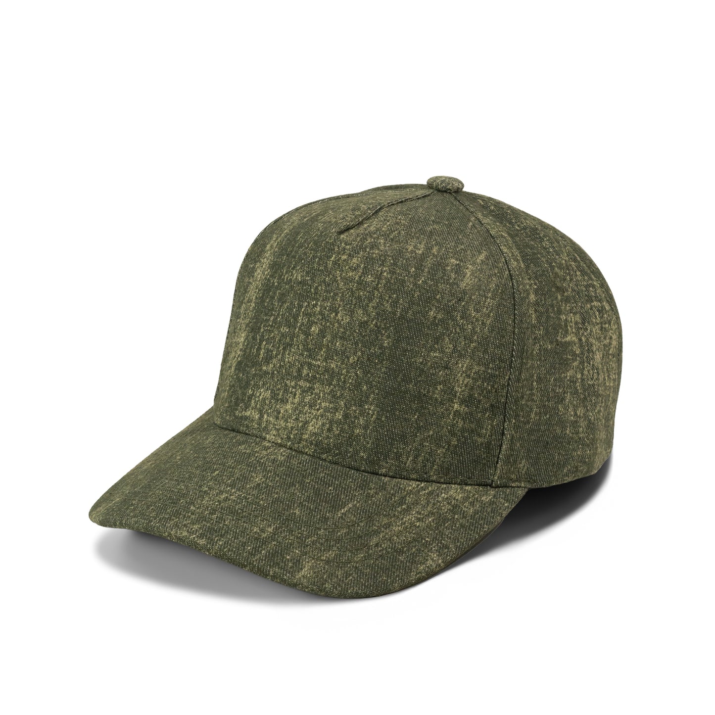Plain 5Panel Faded Fabric Hat 5038