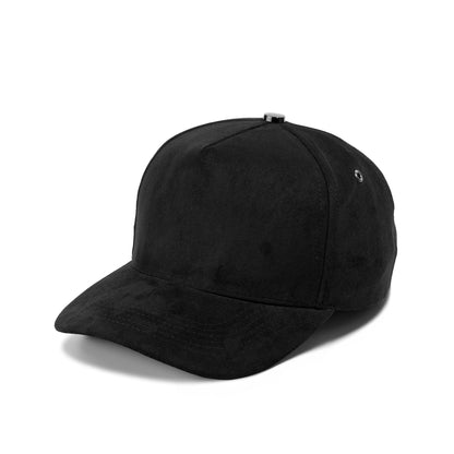Plain Premium Suede Cotton Rubber Lock Snap Hat 5039