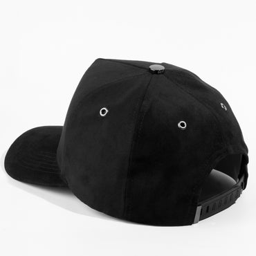 Plain Premium Suede Cotton Rubber Lock Snap Hat 5039