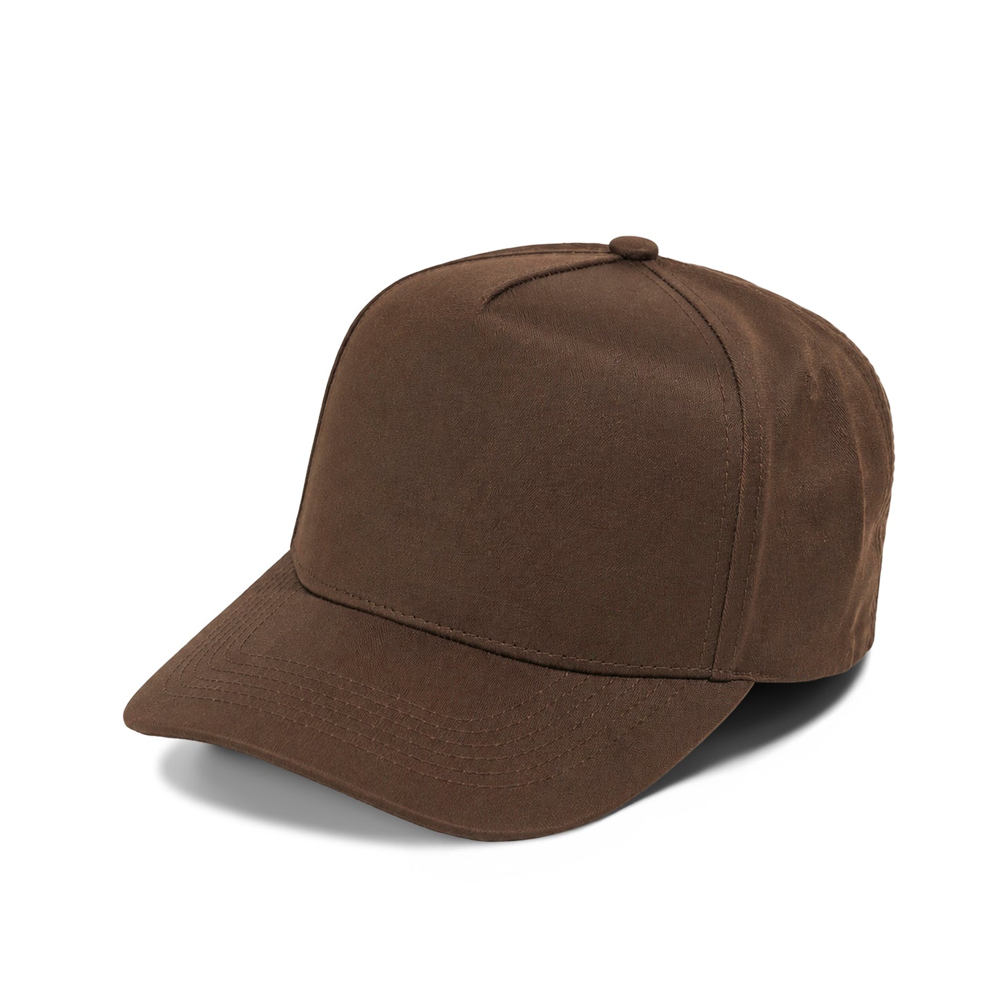 Plain Curve 5Panel Washed Canvas Hat 5040