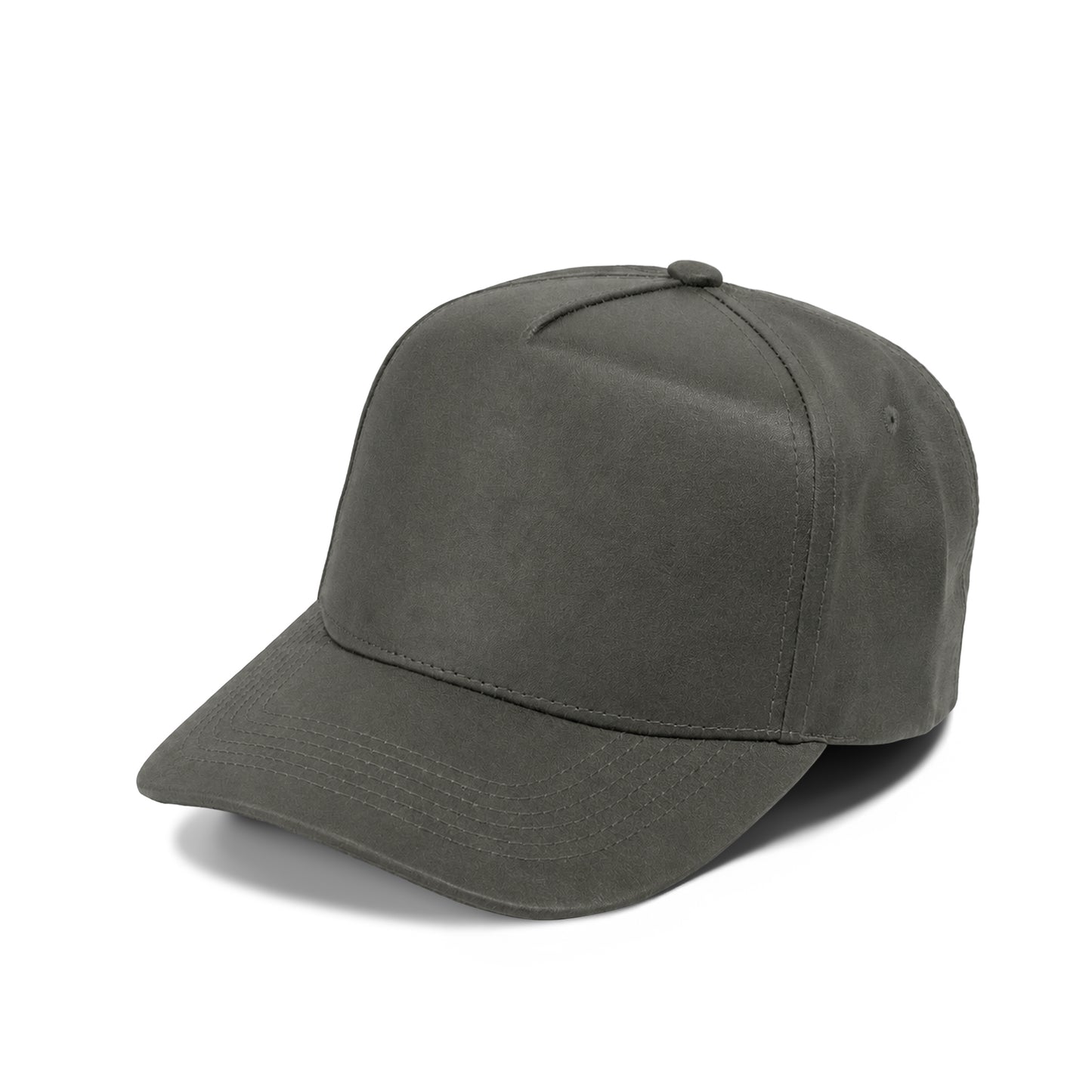 Plain Curve 5Panel Washed Canvas Hat 5040