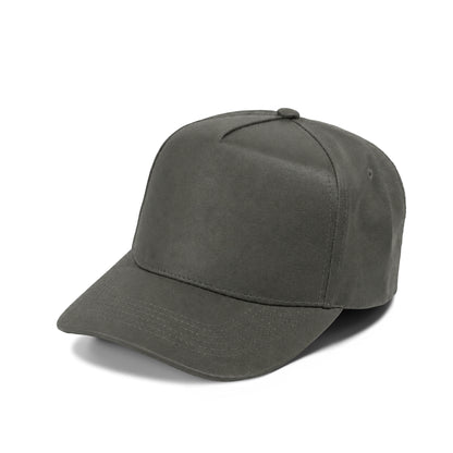 Plain Curve 5Panel Washed Canvas Hat 5040