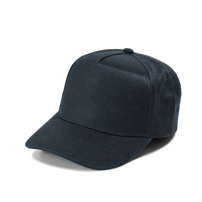 Plain Curve 5Panel Washed Canvas Hat 5040