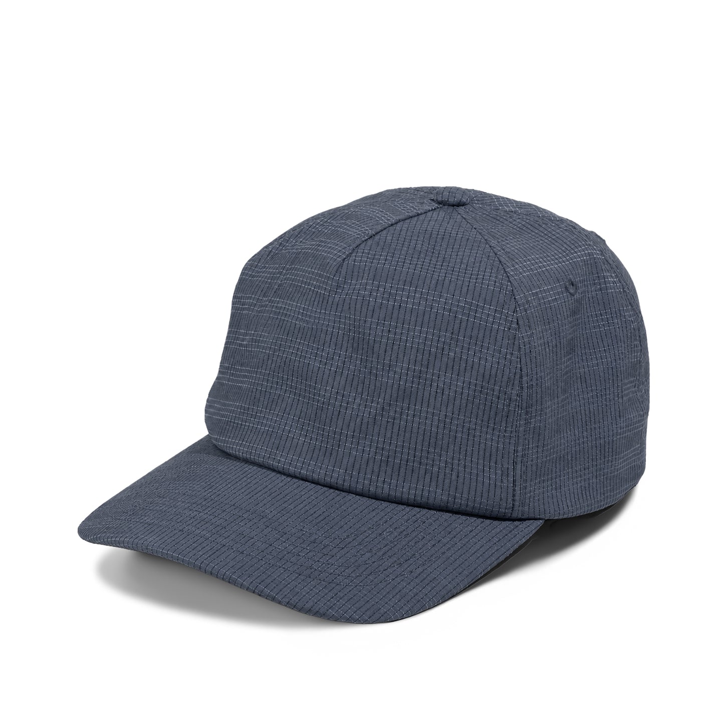 Plain Slight Curve Unstructured 5Panel Windowpane Hat 5042