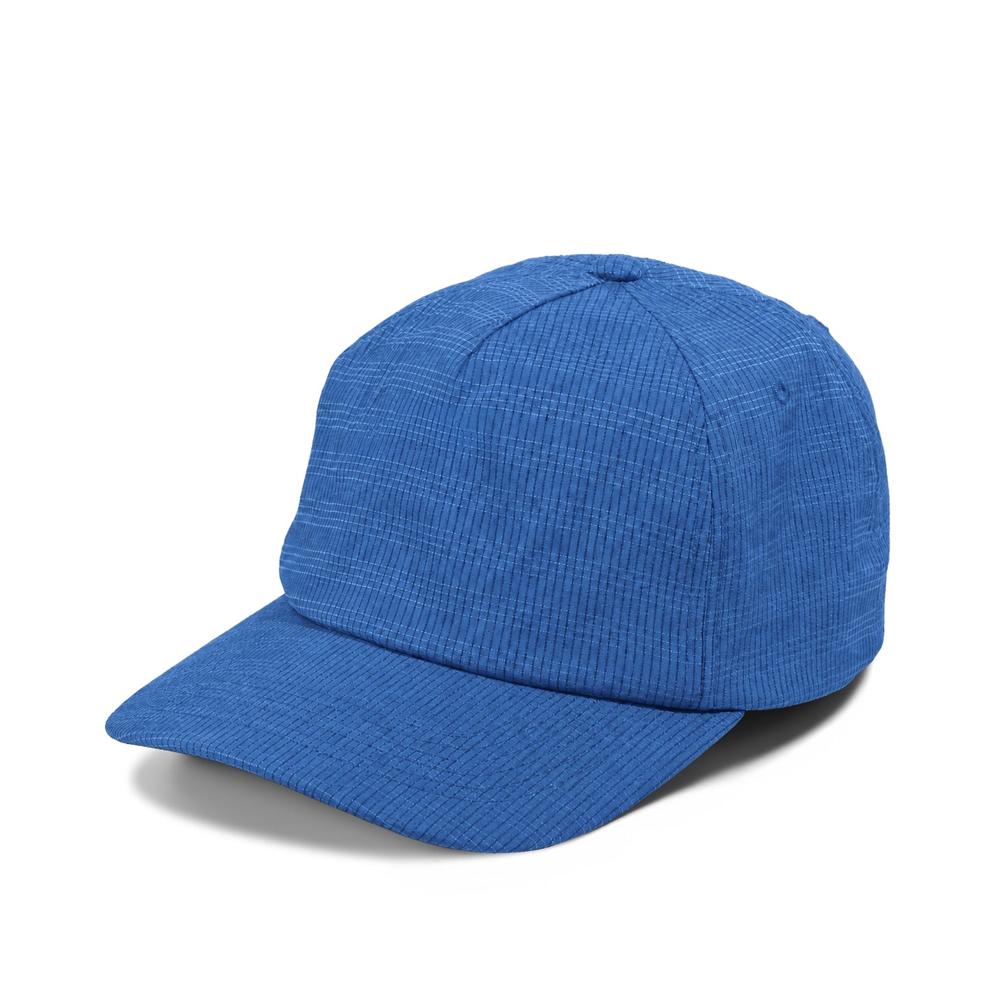Plain Slight Curve Unstructured 5Panel Windowpane Hat 5042