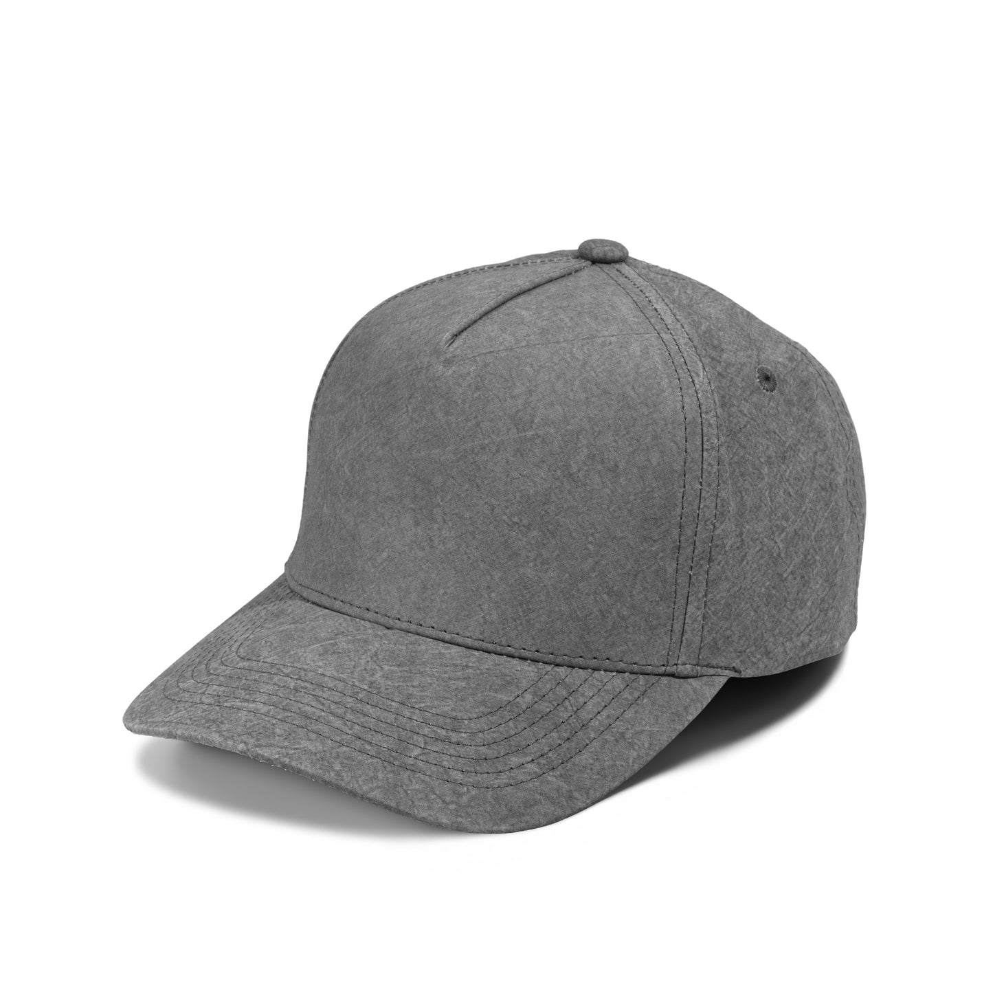 Plain Curve 5Panel Brushed Cotton Hat 5046
