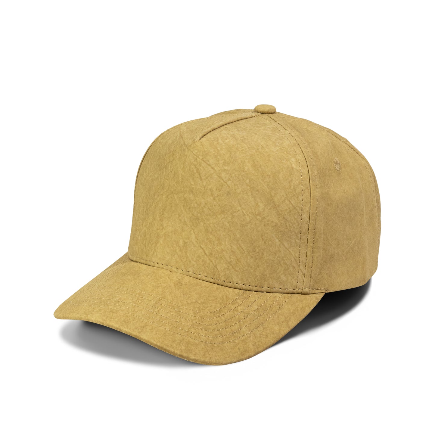 Plain Curve 5Panel Brushed Cotton Hat 5046