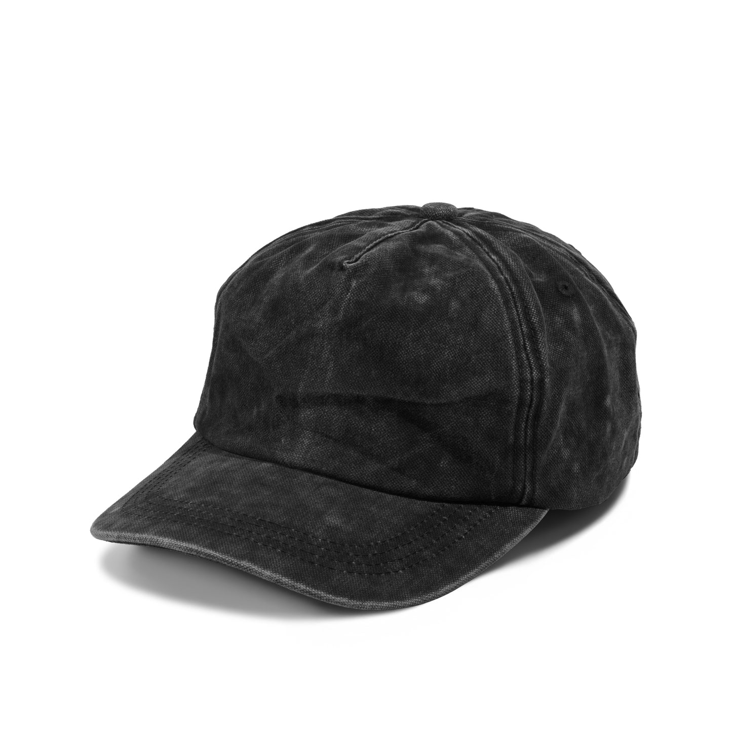Plain Curve 5Panel Vintage Wash Hat 5047