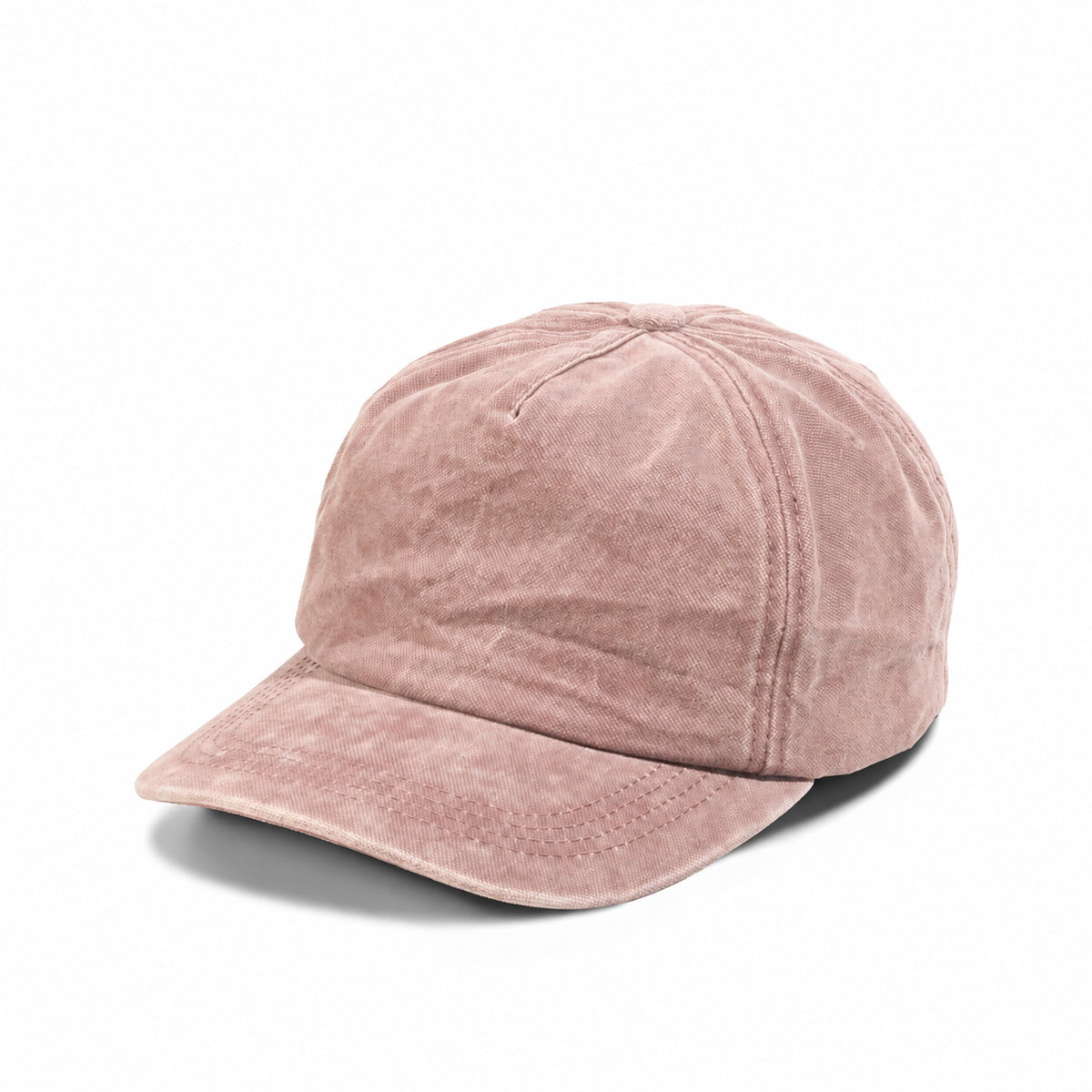 Plain Curve 5Panel Vintage Wash Hat 5047