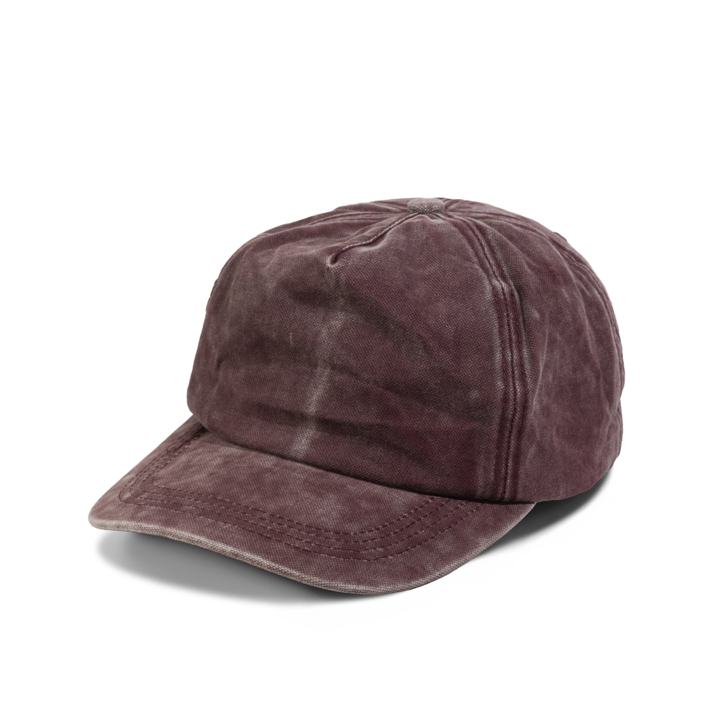 Plain Curve 5Panel Vintage Wash Hat 5047