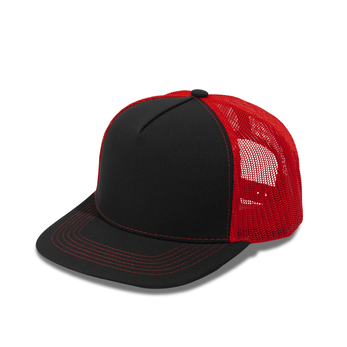 Plain Flat 5Panel Mesh Hat 5052