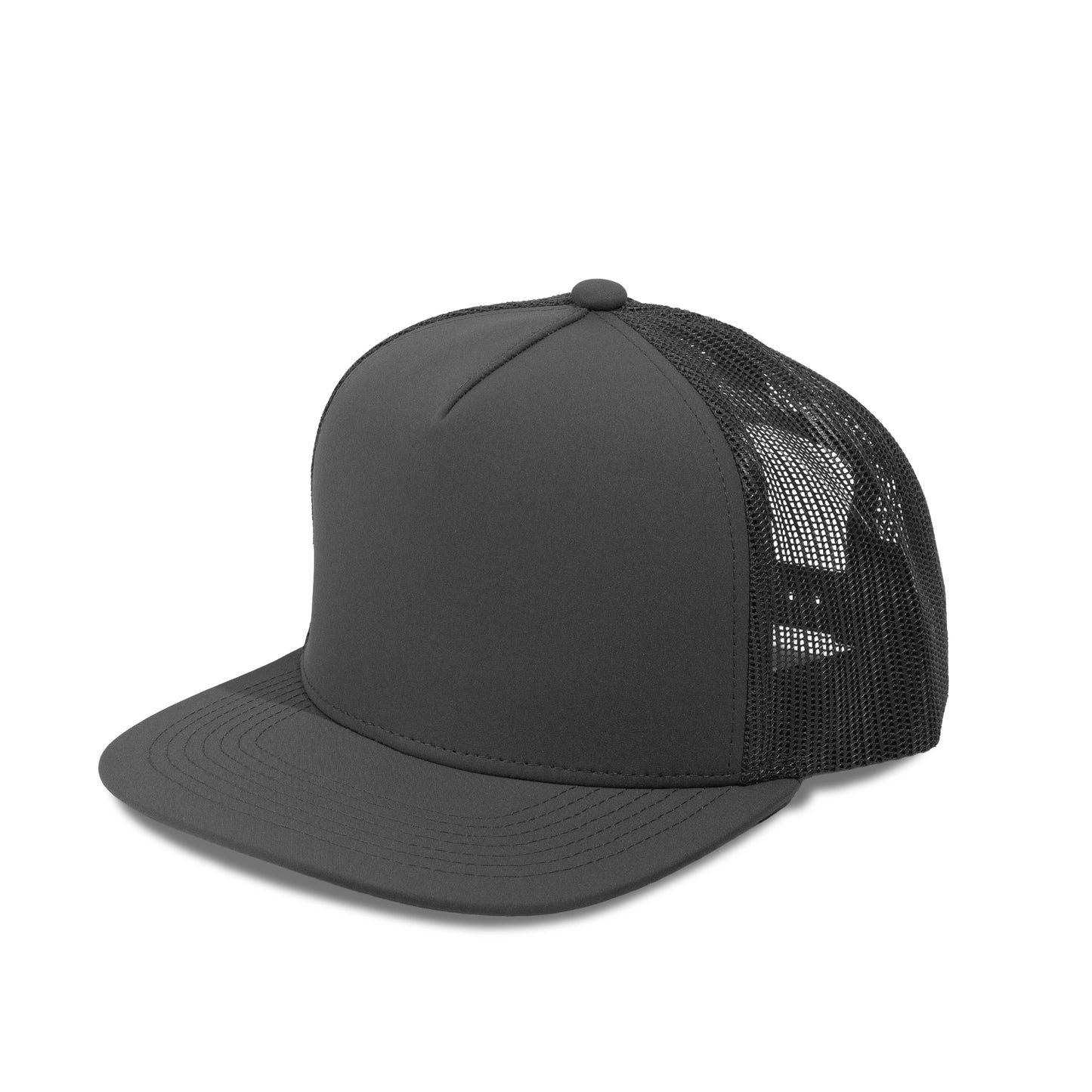 Plain Flat 5Panel Mesh Hat 5052