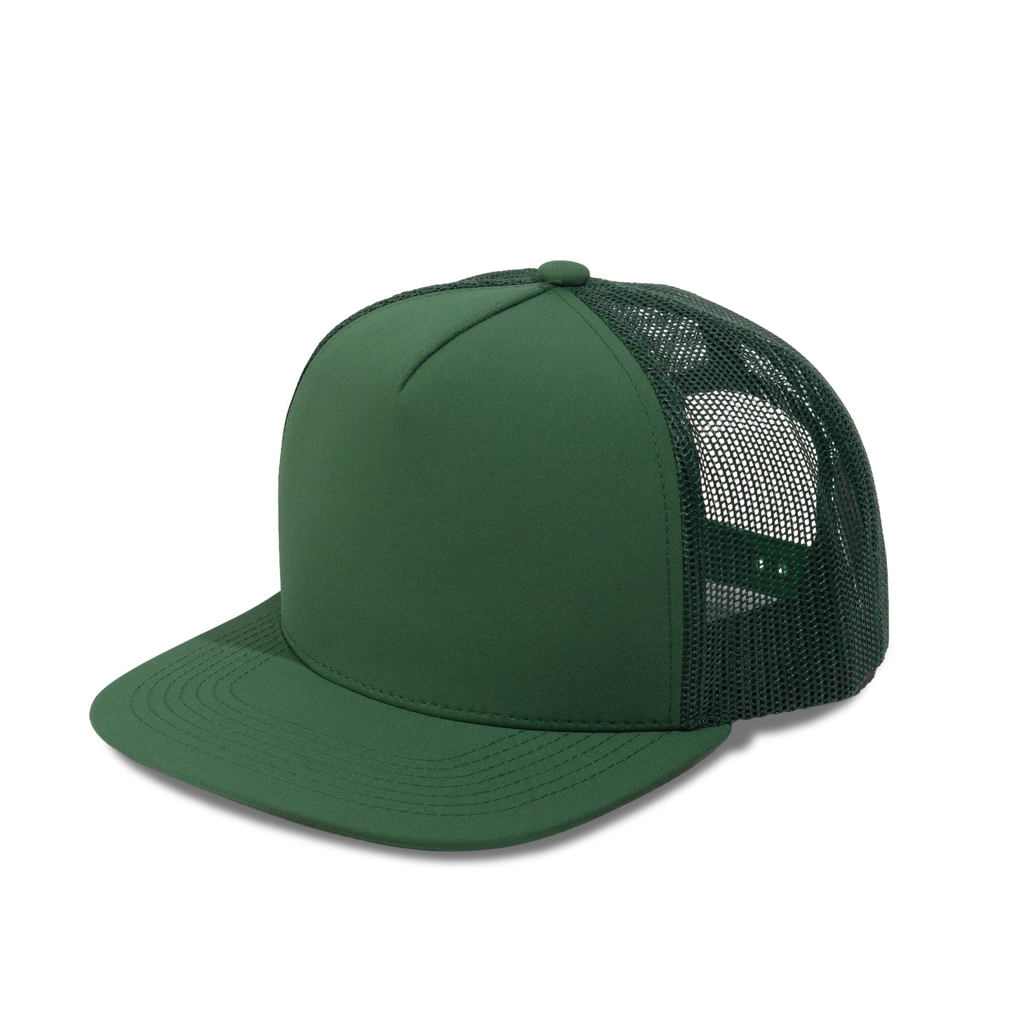 Plain Flat 5Panel Mesh Hat 5052