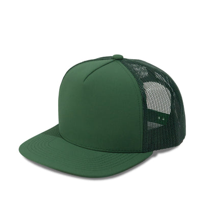 Plain Flat 5Panel Mesh Hat 5052