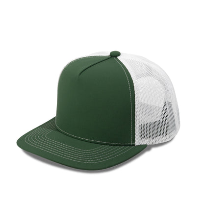 Plain Flat 5Panel Mesh Hat 5052