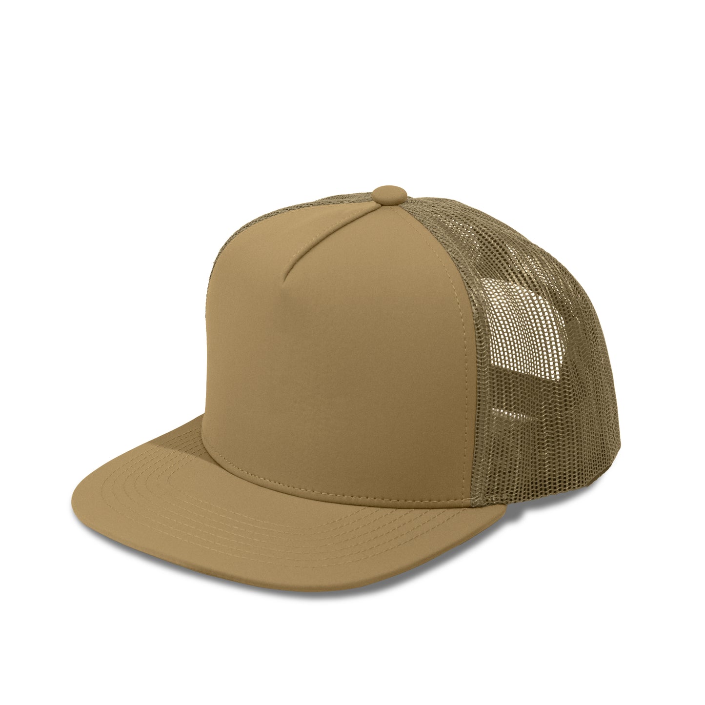 Plain Flat 5Panel Mesh Hat 5052
