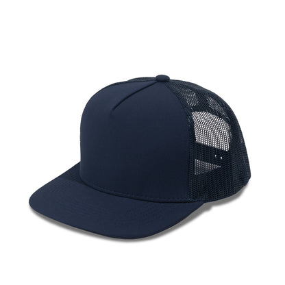 Plain Flat 5Panel Mesh Hat 5052