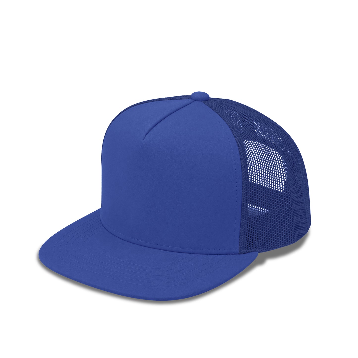 Plain Flat 5Panel Mesh Hat 5052