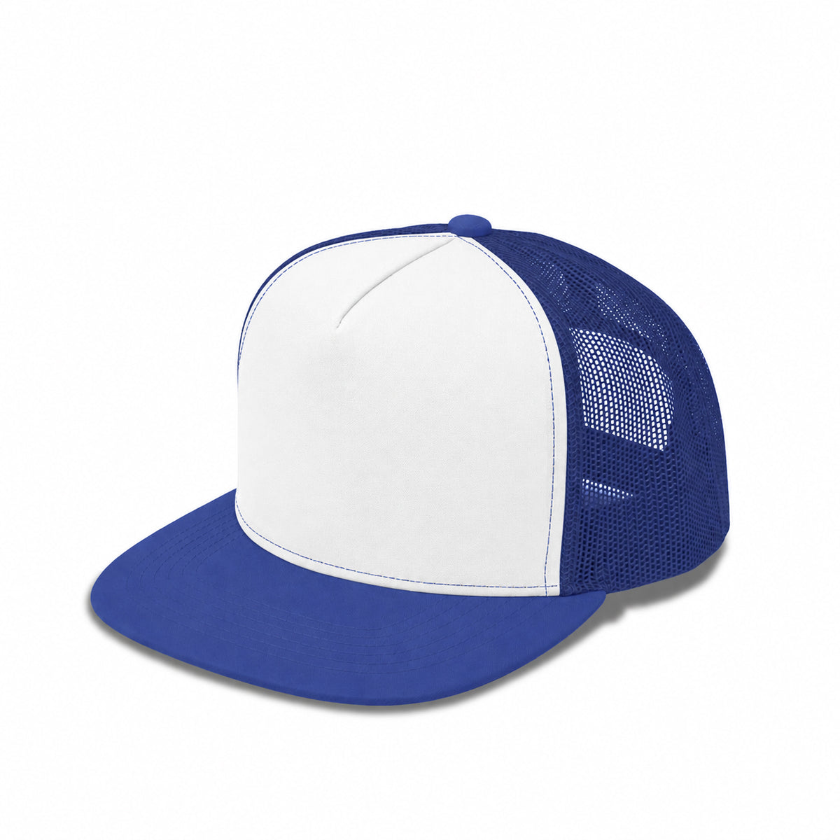 Plain Flat 5Panel Mesh Hat 5052