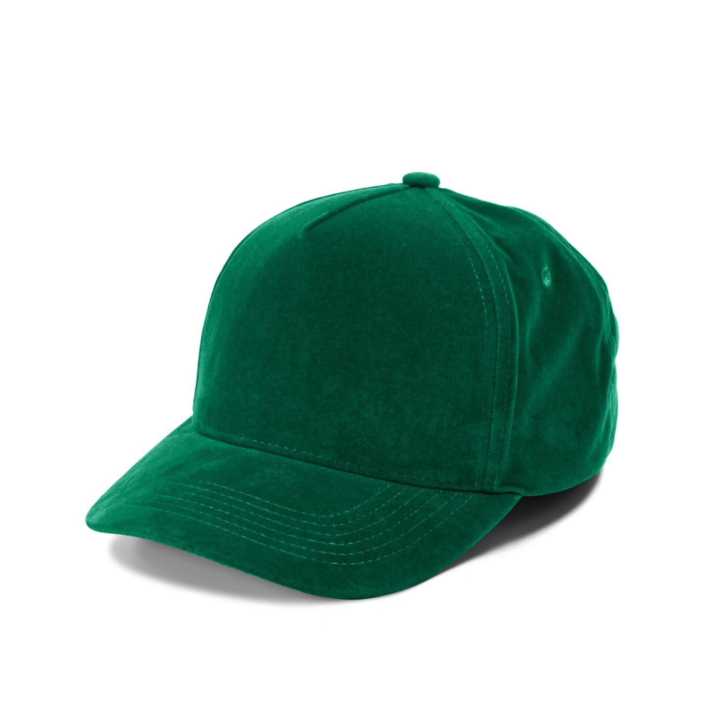 PLAIN CURVE 5PANEL VELVET HAT 5060