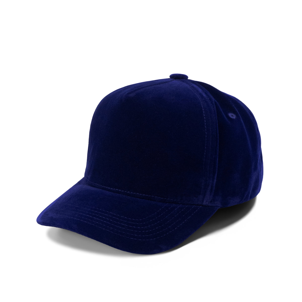 PLAIN CURVE 5PANEL VELVET HAT 5060