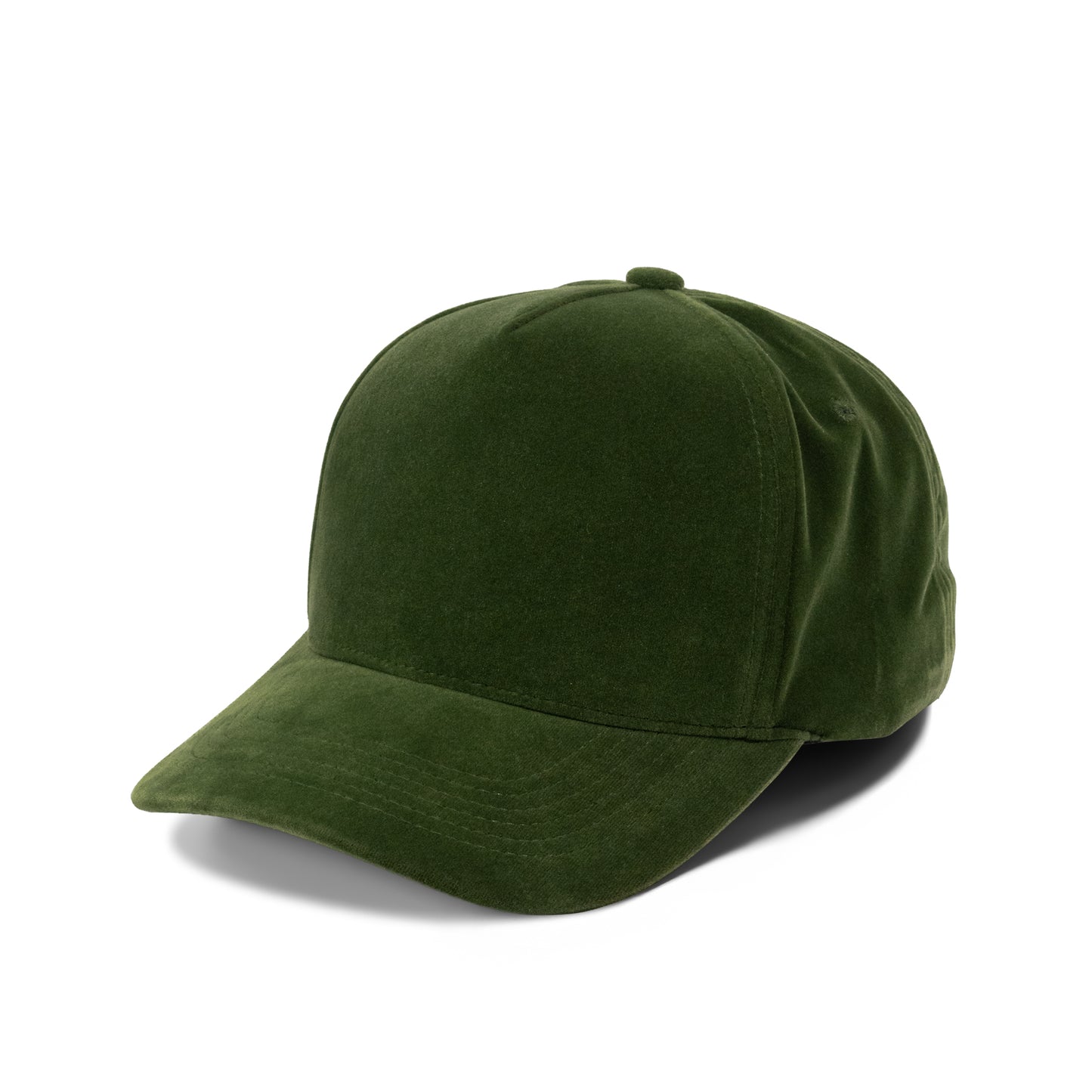 PLAIN CURVE 5PANEL VELVET HAT 5060