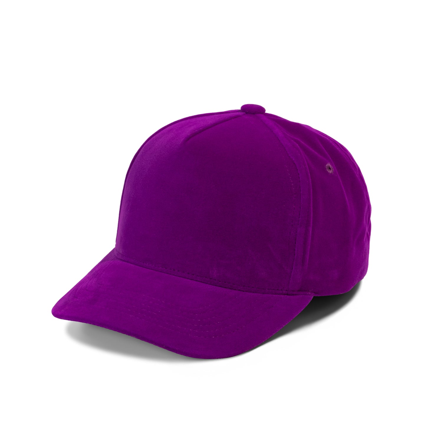 PLAIN CURVE 5PANEL VELVET HAT 5060