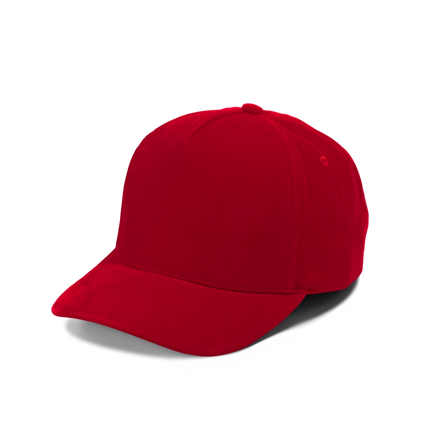 PLAIN CURVE 5PANEL VELVET HAT 5060