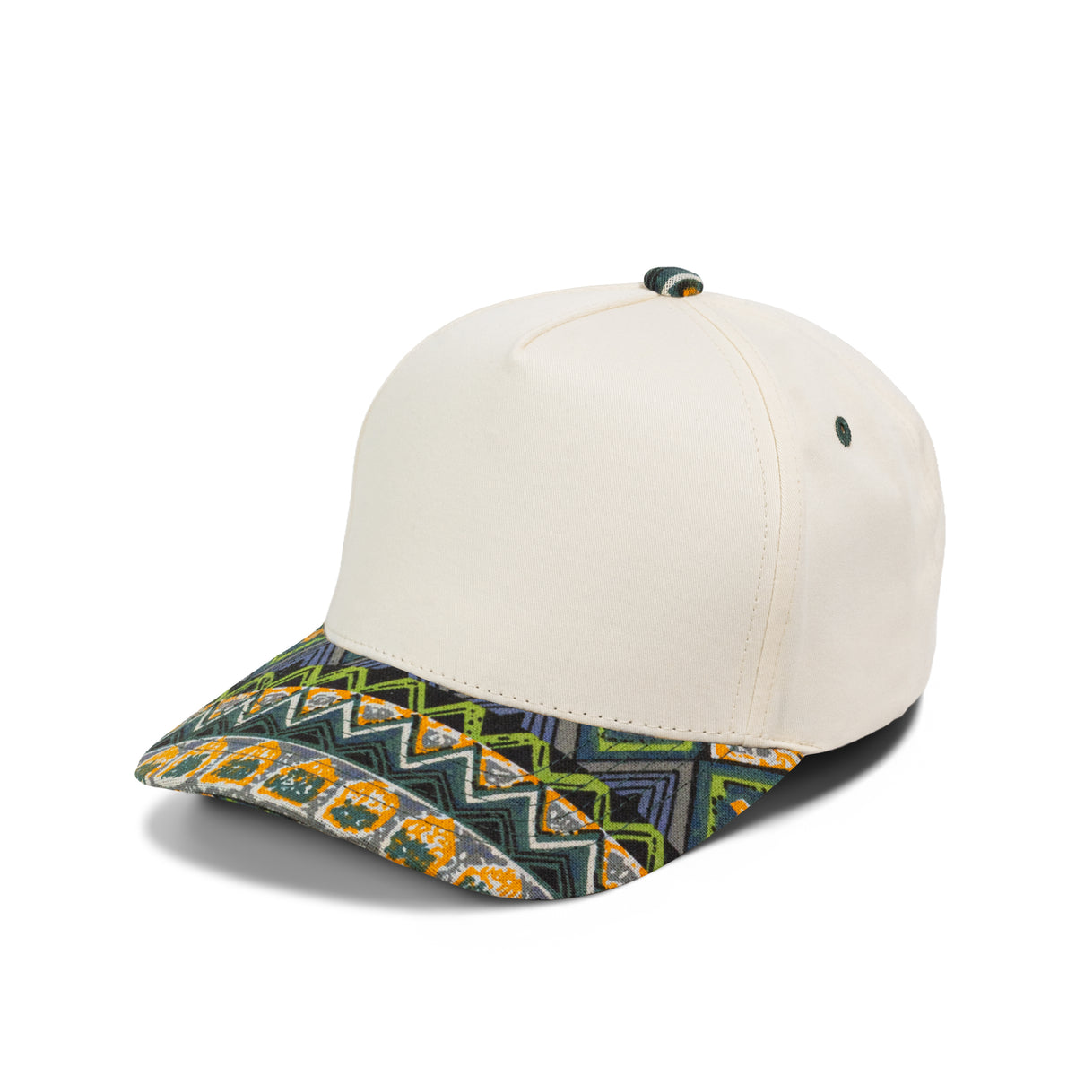 Plain Curve 5Panel Aztec Hat 5063