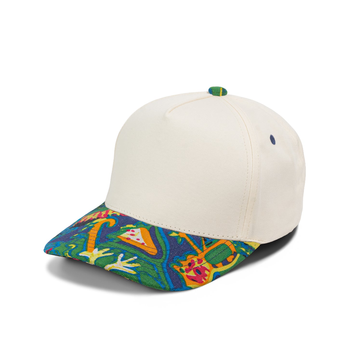 Plain Curve 5Panel Aztec Hat 5063