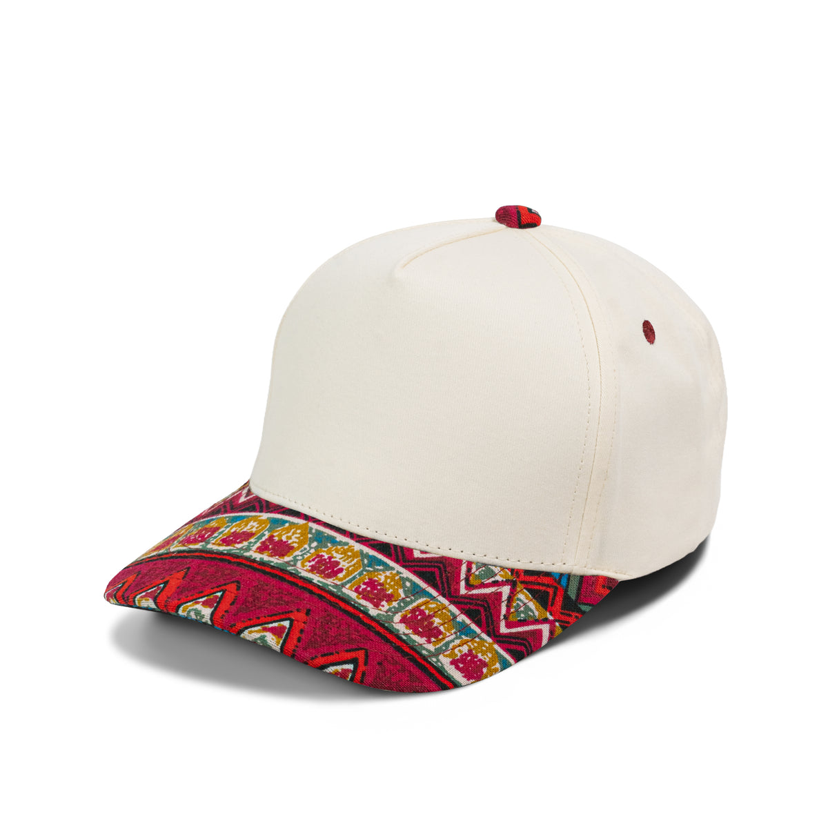 Plain Curve 5Panel Aztec Hat 5063