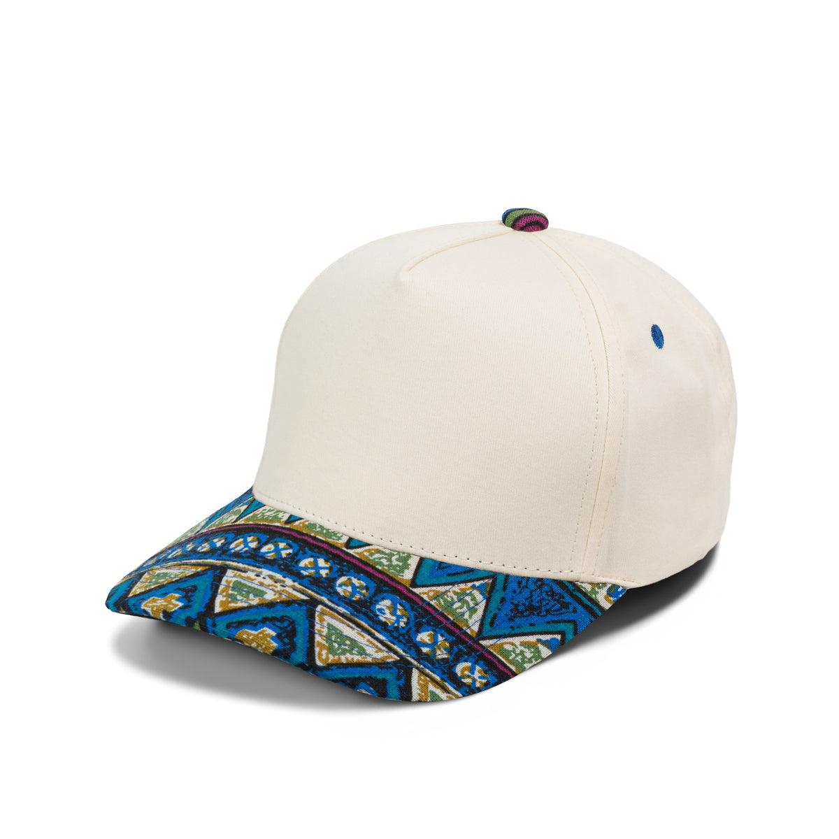 Plain Curve 5Panel Aztec Hat 5063
