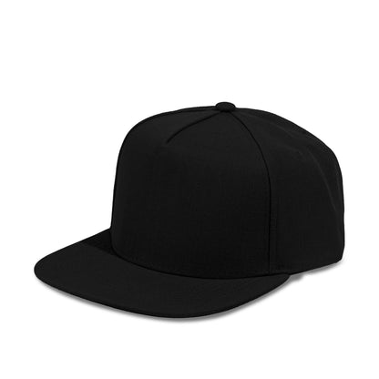 Plain Flat 5Panel Wool Hat 5078