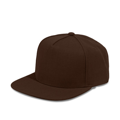 Plain Flat 5Panel Wool Hat 5078