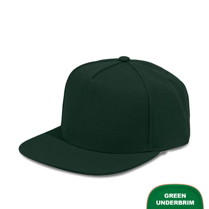 Plain Flat 5Panel Wool Hat 5078