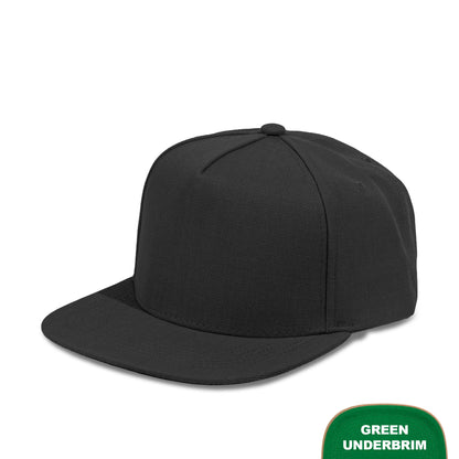 Plain Flat 5Panel Wool Hat 5078