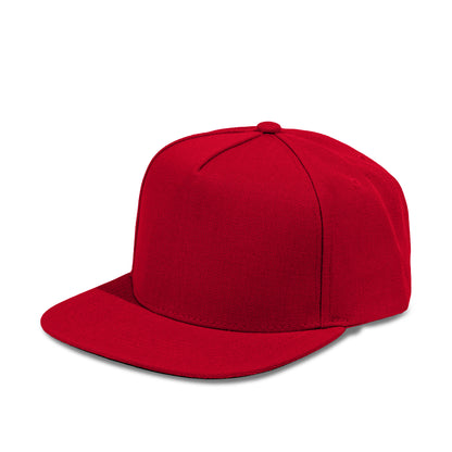 Plain Flat 5Panel Wool Hat 5078