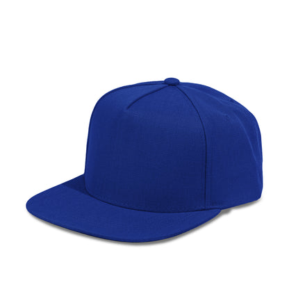 Plain Flat 5Panel Wool Hat 5078