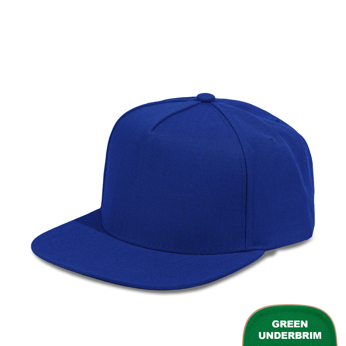 Plain Flat 5Panel Wool Hat 5078