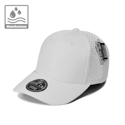 Plain Curve 6Panel Laser Hole Hat Water Repellent 6002