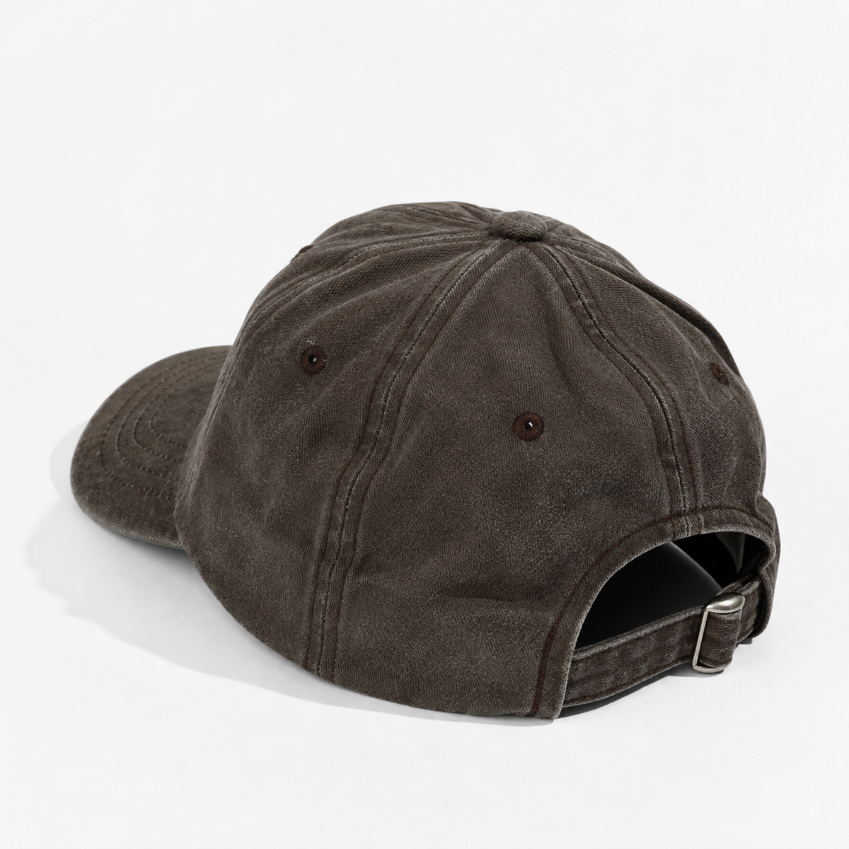 Plain Curve Unstructured Pigment Dyed Dad Hat 6005