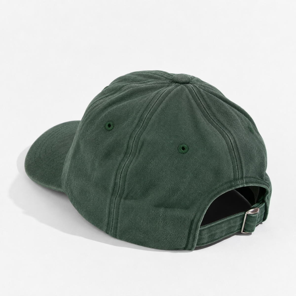 Plain Curve Unstructured Pigment Dyed Dad Hat 6005