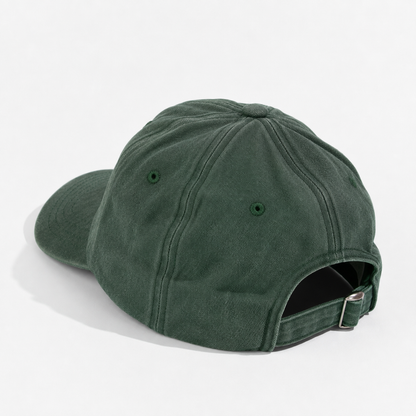 Plain Curve Unstructured Pigment Dyed Dad Hat 6005