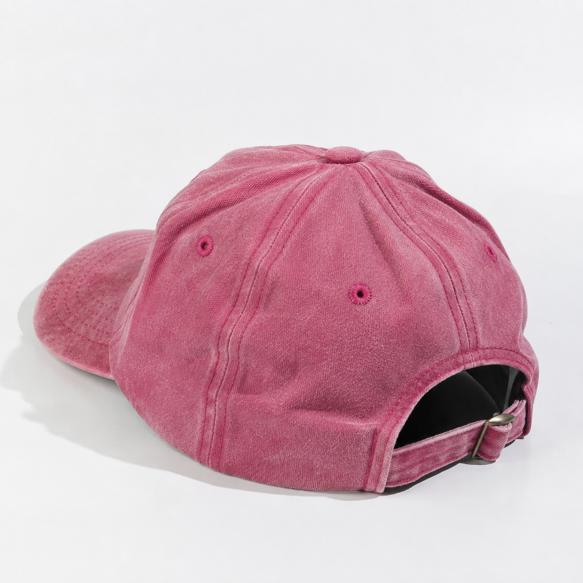 Plain Curve Unstructured Pigment Dyed Dad Hat 6005