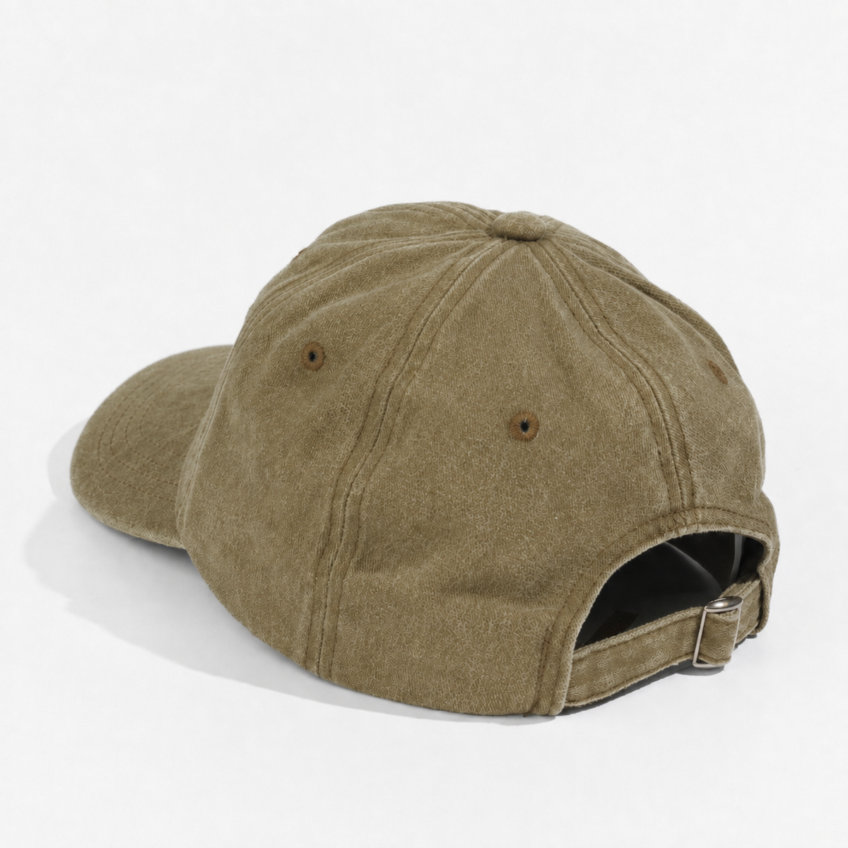 Plain Curve Unstructured Pigment Dyed Dad Hat 6005